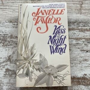 Vintage Romance Novel Kiss Of The Night Wind by Janelle Taylor Paperback 1989